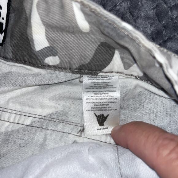 Beach Bros Shorts Mens Size 32 Camo Utility Cargo Canvas Belt-New with tag - Picture 7 of 10